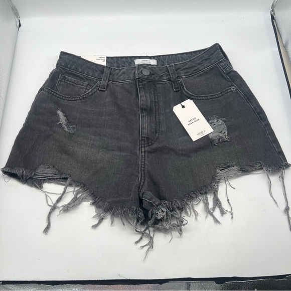 Forever 21 Retro High Rise Jean Short Size 27 - Picture 1 of 5